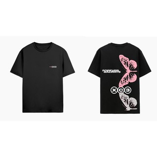 เสื้อยืดผ้าฝ้ายพิมพ์ลายแฟชั่น เสื้อยืดคอกลมOversize เสื้อยืดMark Tuan | XC3 BUTTERFLY COLLECTION 🦋 เสื้อยืดคอกลม nation