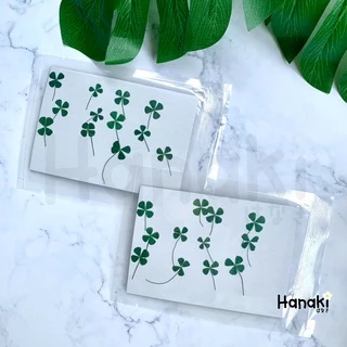 【พร้อมส่ง】ใบโคลเวอร์ (leaf clover) ใบไม้ทับแห้ง ใบไม้แห้ง ใบไม้จริงทับแห้ง