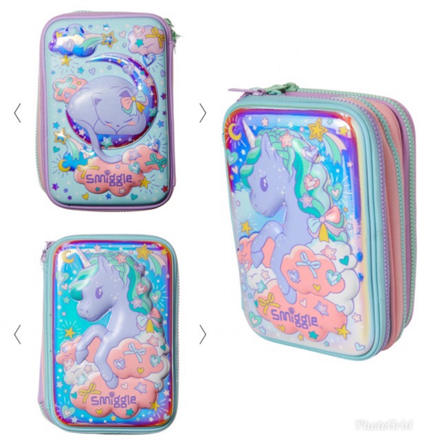 Smiggle SALE กล่องดินสอ สมิกเกิ้ล กลิ่นหอม Smiggle hardtop pencil case ขายดีมากของแท้100%