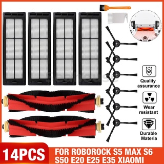 หุ่นยนต์ดูดฝุ่น สําหรับ Roborock S5 MAX S4 S6 E20 E25 E35 S50 E2 E3 E4 E20 S65