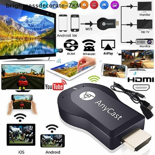 [Brightdecorate] Anycast M12 Plus ตัวรับสัญญาณ WiFi Airplay Miracast HDMI TV DLNA 1080P