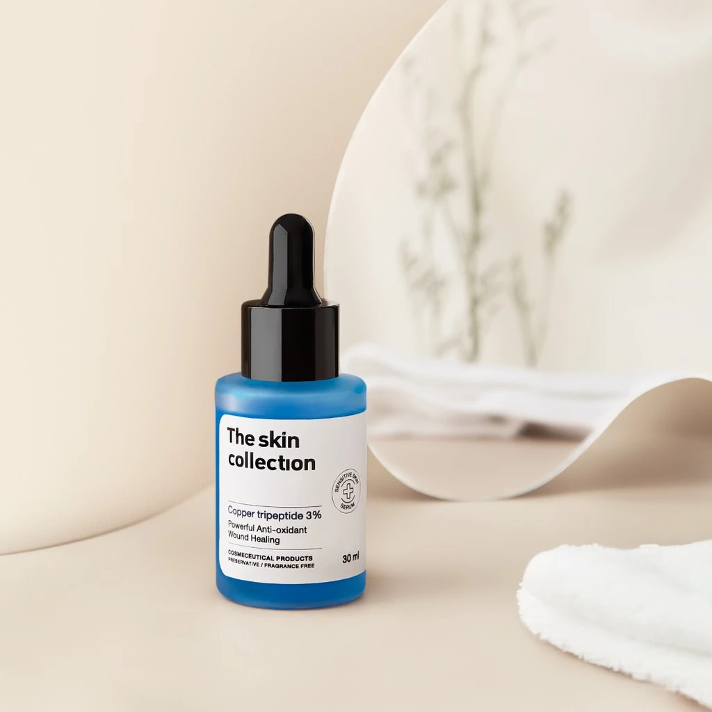 เซรั่มดูแลหลุมสิว รูขุมขนตื้นขึ้น The Skin Collection Serum Copper Tripeptide 3% 30 ml thumbnail 4