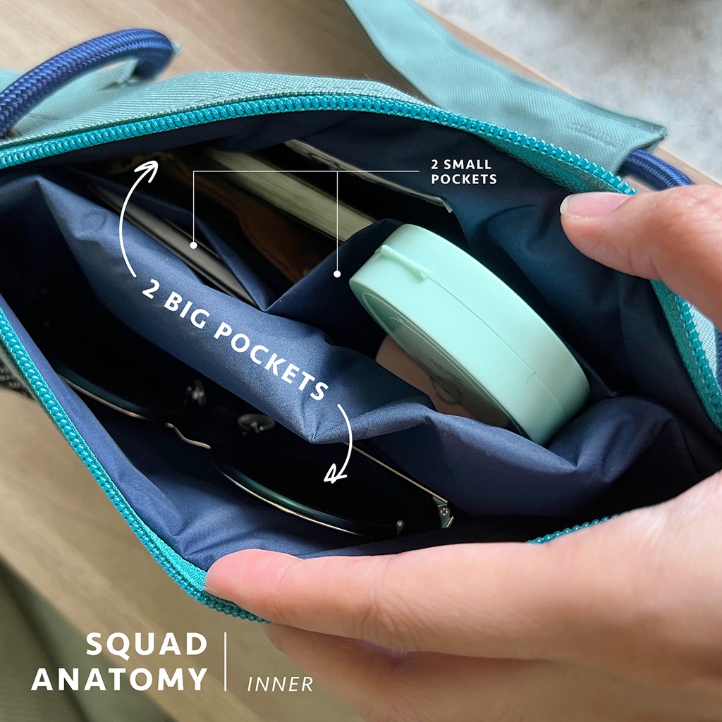 Squad relife sky sling bag กระเป๋าสะพายข้างรุ่น Squad สีกากี / TA.THA.TA