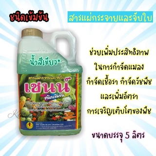 🌱เชนส์น้ำเขียว 5 ลิตร💥 ยาจับใบชนิดเข้มข้น #สารจับใบ #สารเพิ่มประสิทธิภาพ #จับใบ