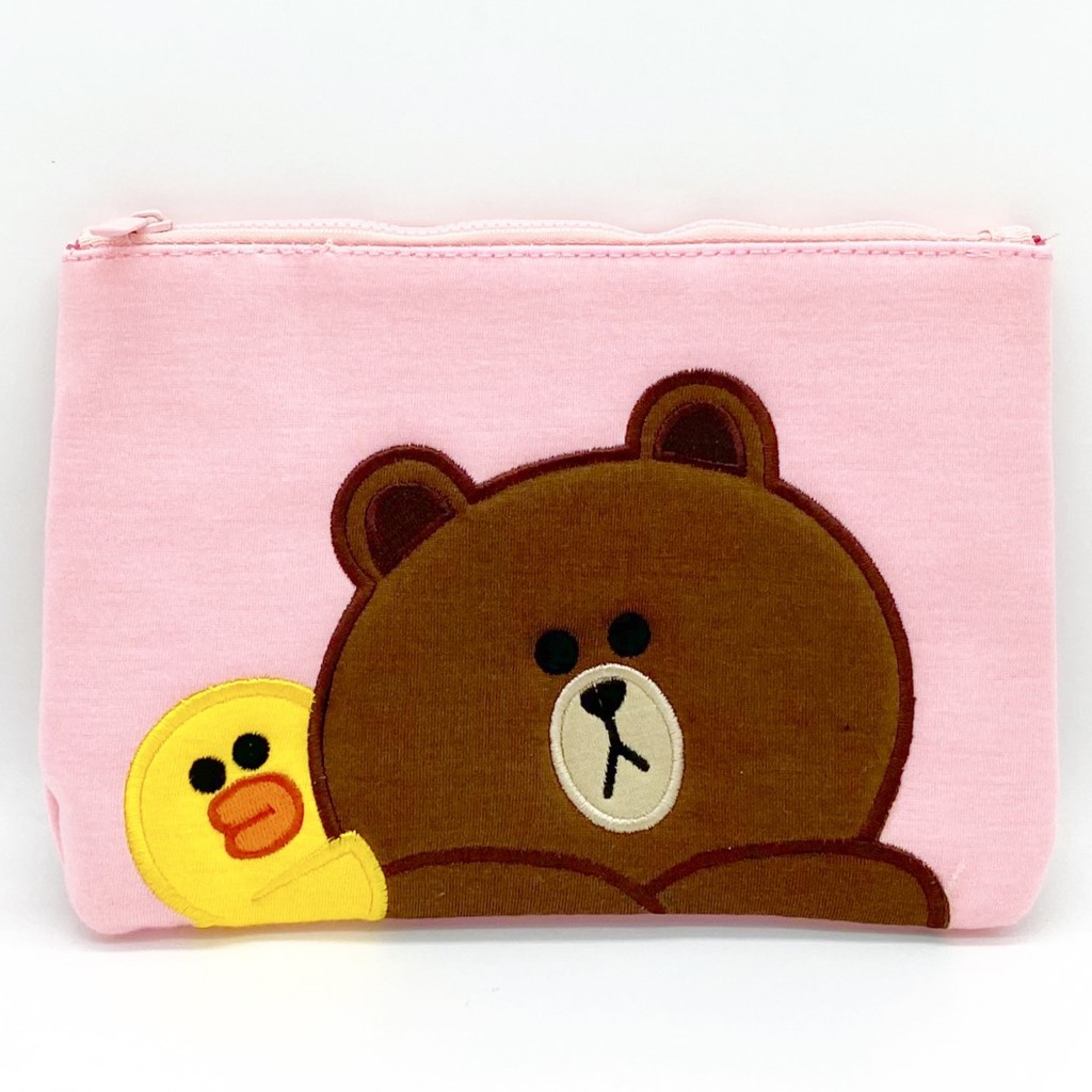 กระเป๋าเครื่องสำอางค์ Missha ไลน์เฟรนด์ / Line Friends X Missha Cooperation Cosmetic Bag Authentic L