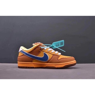 ▨♤❡Nike SB Dunk Low SKATE BOARDING รองเท้าคลาสสิกย้อนยุค Newcastle สีเหลือง