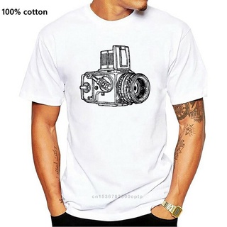 เสื้อยืดแขนสั้น พิมพ์ลายกราฟฟิคกล้อง Hasselblad สไตล์คลาสสิก สําหรับผู้ชาย