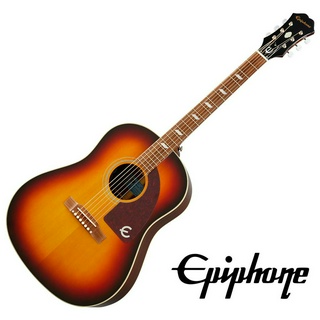 Epiphone® Masterbilt Texan กีตาร์โปร่งไฟฟ้า ทรง Advanced Jumbo 20 เฟรต (Faded-Cherry) ** ประกันศูนย์ 1 ปี **