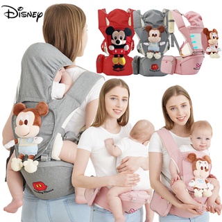 พร้อมส่ง✅เป้อุ้มเด็ก กระเป๋าอุ้มเด็ก Disney Baby Carrier ปรับนอนได้ สะพายได้ทั้งหน้าและหลังได้ Hip Seat Carrier