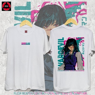 🌟​พร้อมส่ง​🌟 เสื้อคู่รัก เสื้อยืด Chainsaw Man - War Devil (Asa Mitaka) Shirtเสื้อยืด