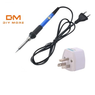 DIYMORE 220V 60W อุณหภูมิการเชื่อมดินสอความร้อน การประสาน เตารีด เครื่องมือ EU Plug + US Adapter