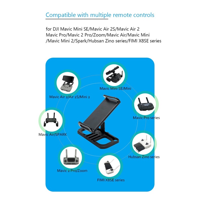 สําหรับ DJI Air 3S/ Neo/Mini 3/Air S/Mini 2 SE รีโมทคอนโทรลโทรศัพท์ผู้ถือแท็บเล็ต 360 องศา Rotatable Extension Bracket อุปกรณ์เสริม 01