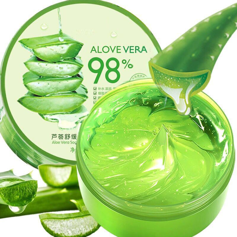 300g 98% Aloe Vera เจลว่านหางจรเข้ เจลว่านหางจรเข้