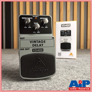 BEHRINGER VD-400 เอฟเฟคกีต้าร์ Vintage Analog Delay เอฟเฟ็คกีตาร์ที่ให้เสียงแบบ Vintage Analog Delay VD 400 VD400 +++...