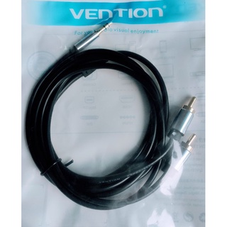 Vention สายเคเบิล แจ็คเสียง AUX 3.5 มม. เป็น 2RCA