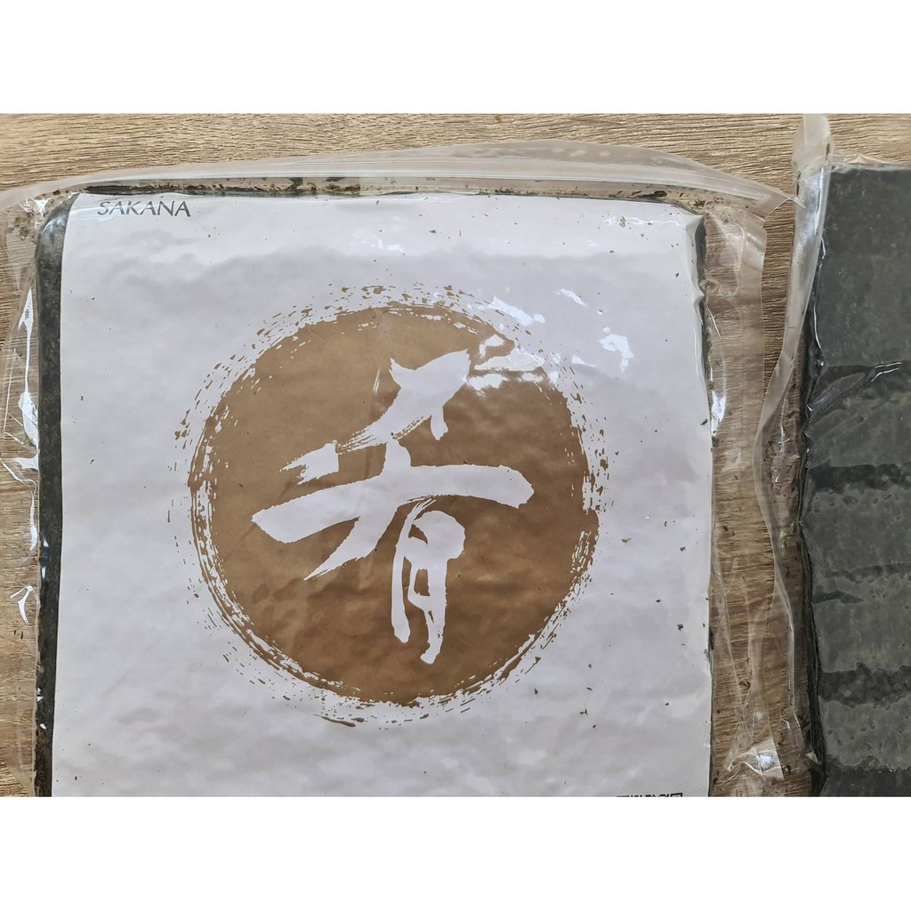 (กรอกโค้ด 77JULY ลดเพิ่ม 40% min 0 max 80) สาหร่ายญี่ปุ่นห่อข้าว บรรจุ 50 แผ่น สำหรับทำซูชิ