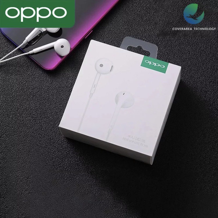 หูฟังออปโป้ OPPO MH-135 ของแท้ เสียงดีมีคุณภาพ มีไมค์โครโฟนในตัว ช่องเสียบแจ็คกลม3.5m รับประกัน 1ปี