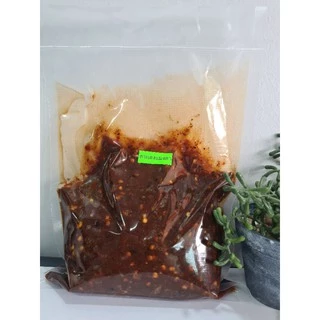 ถูกสุด อร่อย น้ำพริกตาแดง 400 กรัม ตาแดง ตาแดงแมงดา เผาตาแดง เผาป่า