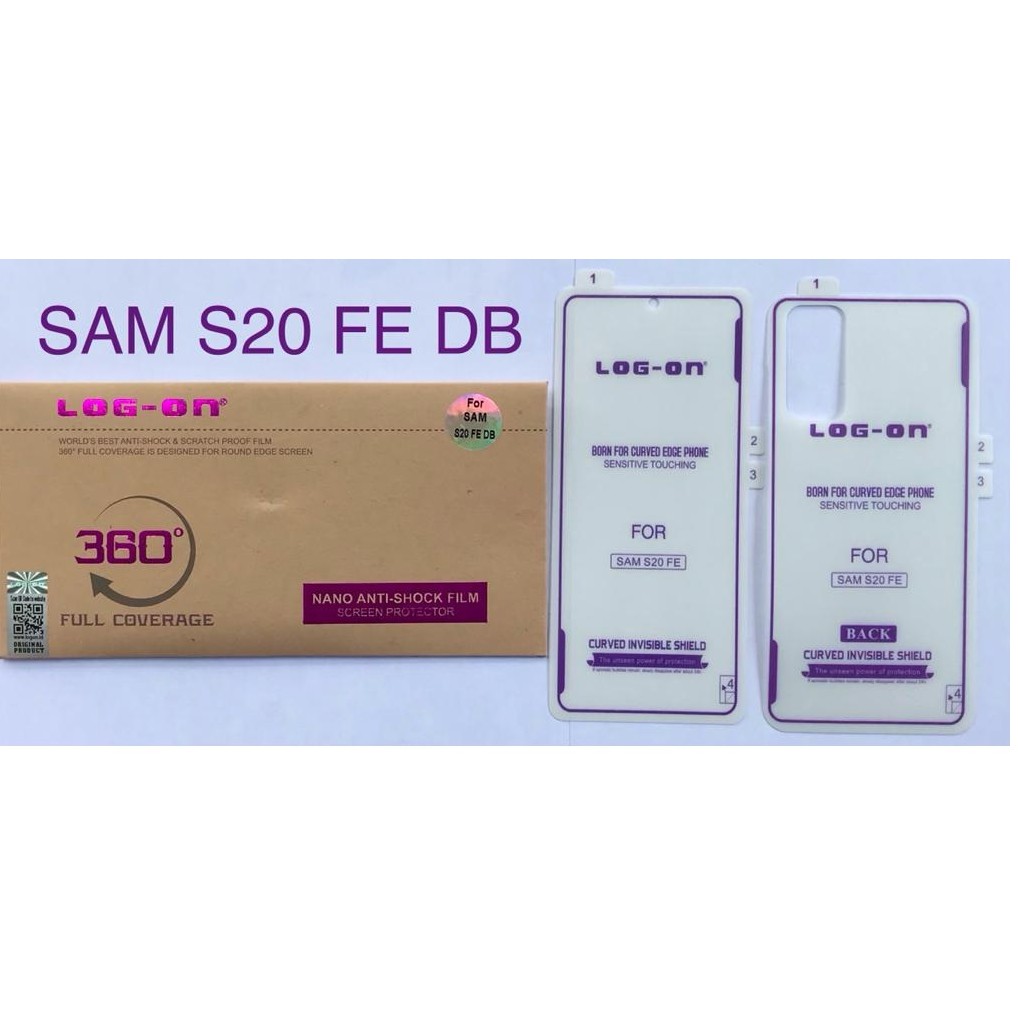 LOG ON ANTISHOCK SAMSUNG S20 FE DB ANTI SCRATCH JELLY