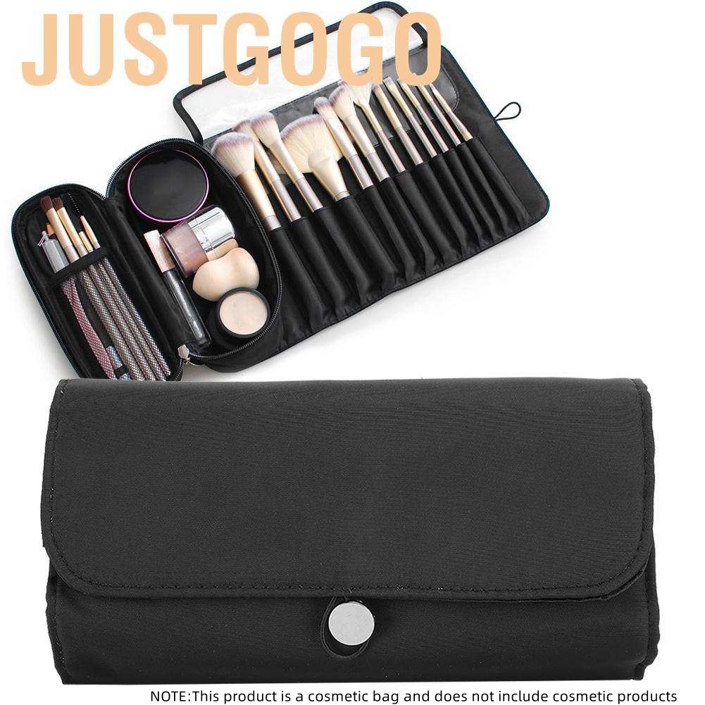 (Ready Stock) Justgogo กระเป๋าใส่แปรงแต่งหน้าเมือง
