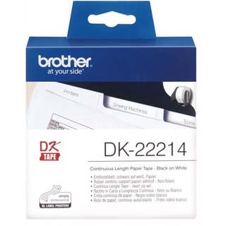 Brother DK22214 White Continuous Paper Tape