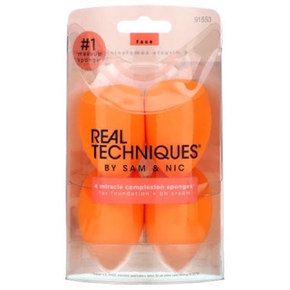 Real Techniques Base 4 Miracle Complexion Sponge (1 แพ็ค บรรจุ 4 ลูก)