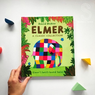 [พร้อมส่ง] นิทานภาษาอังกฤษปกแข็ง Elmer A classic collection เอลเมอร์ (แนะนำโดยคุณหมอประเสริฐ)