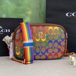 🎏💞รุ่นใหม่สีสดสวยพร้อมส่งคะ NEW COACH Pride Collection COACH​ Jamie Camera Bag (ใบใหญ่)