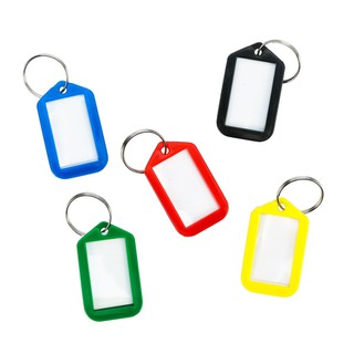 พวงกุญแจพลาสติก 5x3ซม. คละสี ONE CW-010-25 Plastic Keychain 5x3 cm. Assorted colors ONE CW-010-25