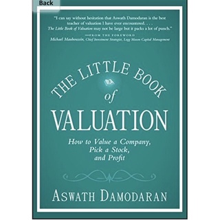หนังสือภาษาอังกฤษ The Little Book of Valuation: How to Value a Company, Pick a Stock and Profit by Aswath Damodaran