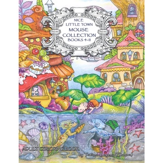 (books 4-11) Nice little town mouse collection: Adult Coloring Book.