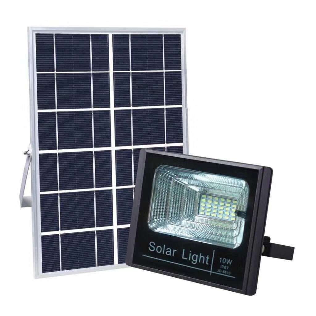 OMUDA_SHOP ไฟโซล่าเซลล์ สปอตไลท์ Solar LED โซล่าเซลล์ 25W JD-8825 โคมไฟสปอร์ตไลท์ รุ่นใหม่ 42 SMD พร