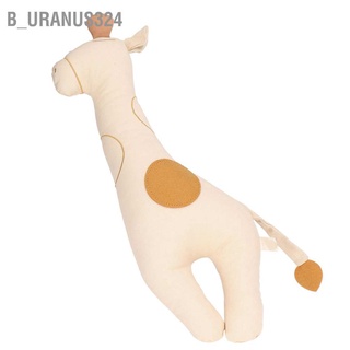B_uranus324 Giraffe Plush Doll Stuffed Animal Toy Cartoon Bedroom Decoration Photography Prop for Babies Toddlers