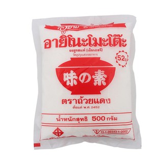 อายิโนะโมะโต๊ะผงชูรส 500กรัม Ajinomoto Monosodium Glutamate Powder 500g