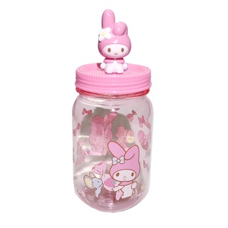 Bottle Jar My Melody Pink Sanrio ขวดโหลเก็บของมายเมโลดี้สีชมพู ลายการ์ตูนซานริโอ