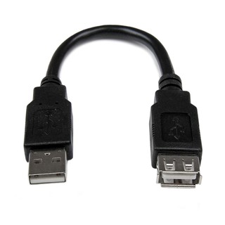 สายต่อ USB M/F (ยาว 20 CM) 2.0 ต่อพ่วงคอมพิวเตอร์ สินค้าพร้อมส่ง