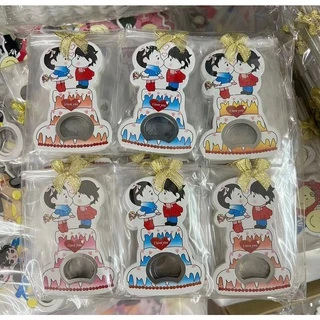 อันละ 5.5-7บาท＊50ชิน เปิดขวด ลายบ่าวสาวต่างๆสามารถติดตู้เย็นได้ คละสี K Shui