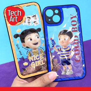 เคส I11 / I13 เคสมือถือใสพิมพ์ลายการ์ตูน ผิว3D กันเลนส์กล้อง ลายการ์ตูนเด็กน่ารักๆ เคสใส 3D เคสมือถือ