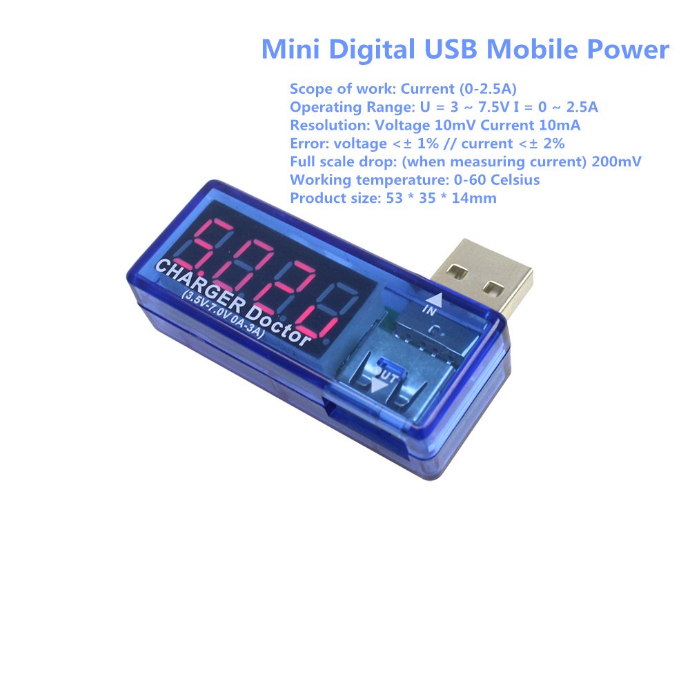 USB Multi Tester (3.5V7V) Shopee Thailand