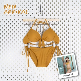รุ่นคุณอิงฟ้า ⭐️ บิกินี่ฟองโบว์ 👙  ฟองน้ำในตัว ☀️ (UPF50+) พร้อมส่ง !!