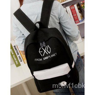 กระเป๋าเป้สะพายหลังกระเป๋านักเรียนผ้าใบ EXO 27jC