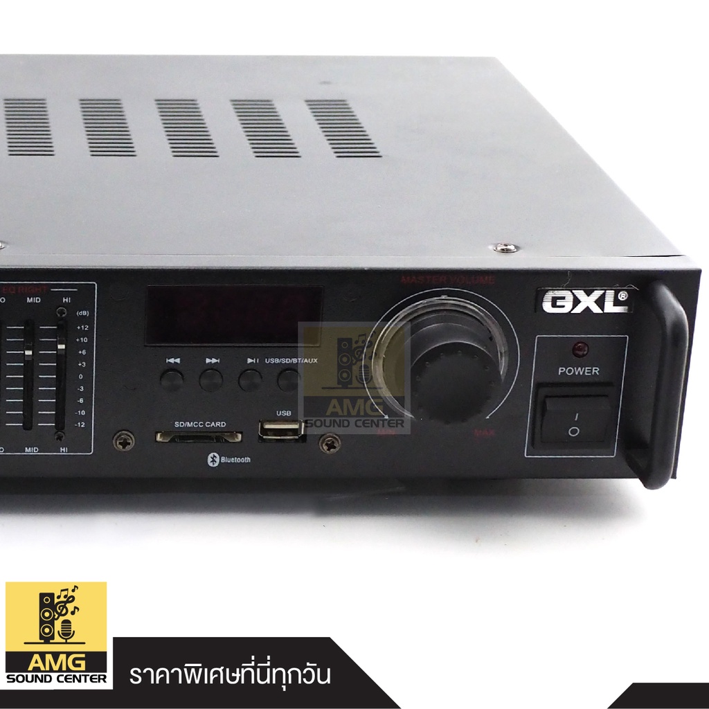 GXL รุ่น GLA-330D(MY1) AMP แอมป์บ้าน 60Wx2 แอมป์ขยาย เพาเวอร์แอมป์ขยาย แอมป์คาราโอเกะ เครื่องขยายเสียง รองรับ USB และ SD ราคา ถูกที่สุด ดีลบีเคเค แกลเลอรีภาพที่ 8