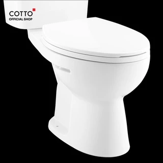 COTTO สุขภัณฑ์แบบสองชิ้น รุ่น C13444 Boom 4.5L (ปุ่มกดชำระด้านหน้า)