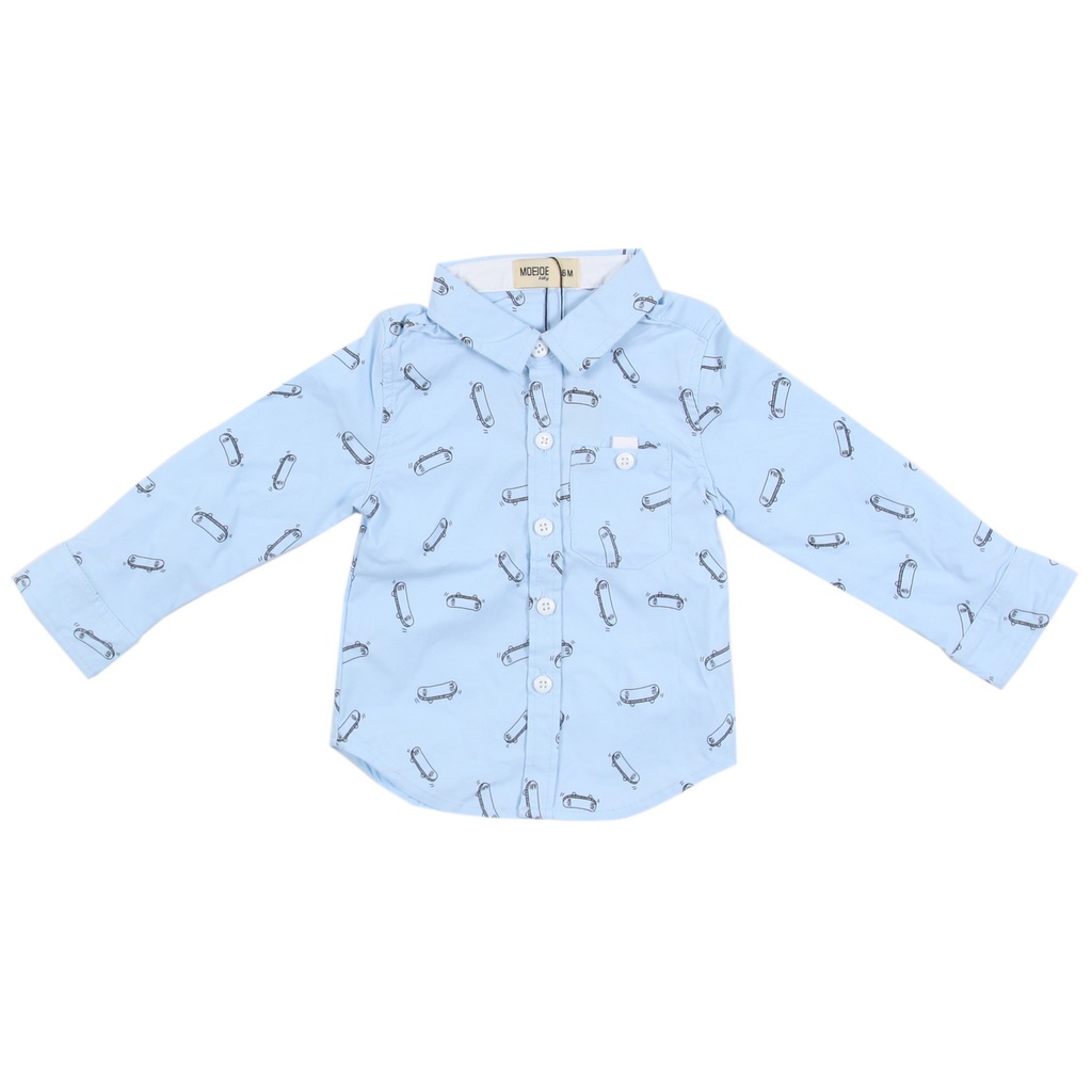 KEMEJA Baby Boy Long Sleeve Skate Shirt - MOEJOE