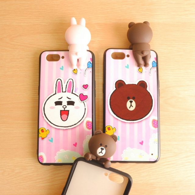 เคสลายเส้นนูน การ์ตูนเกาะหลัง A77 / F3