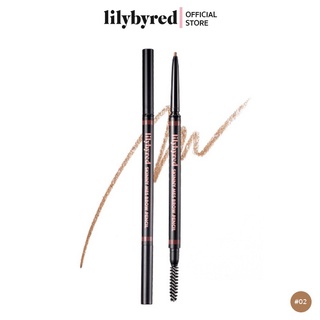 LILYBYRED SKINNY MES BROW PENCIL 0.9g สี 02 Medium Brown (ดินสอเขียนคิ้ว)