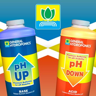 General Hydroponics pH Down Liquid Premium Buffering For pH Stability