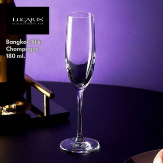 Lucaris bangkok bliss champagne 180 ml.-แก้วคริสตัลแท้ Lucaris รุ่น bangkok bliss champagne 180 มล. สำหรับแชมเปญบรรจุ1ใบ