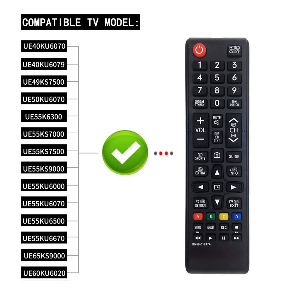 รีโมทคอนโทรลสําหรับ Samsung Smart TV BN59-01247A UA78KS9500W UA88KS9800 UA70KU6000W UA75KS9005 BN59 