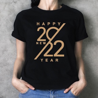 เสื้อปีใหม่ 2022  ผ้า Cotton 100% เนื้อผ้านุ่ม หนา ใส่สบาย